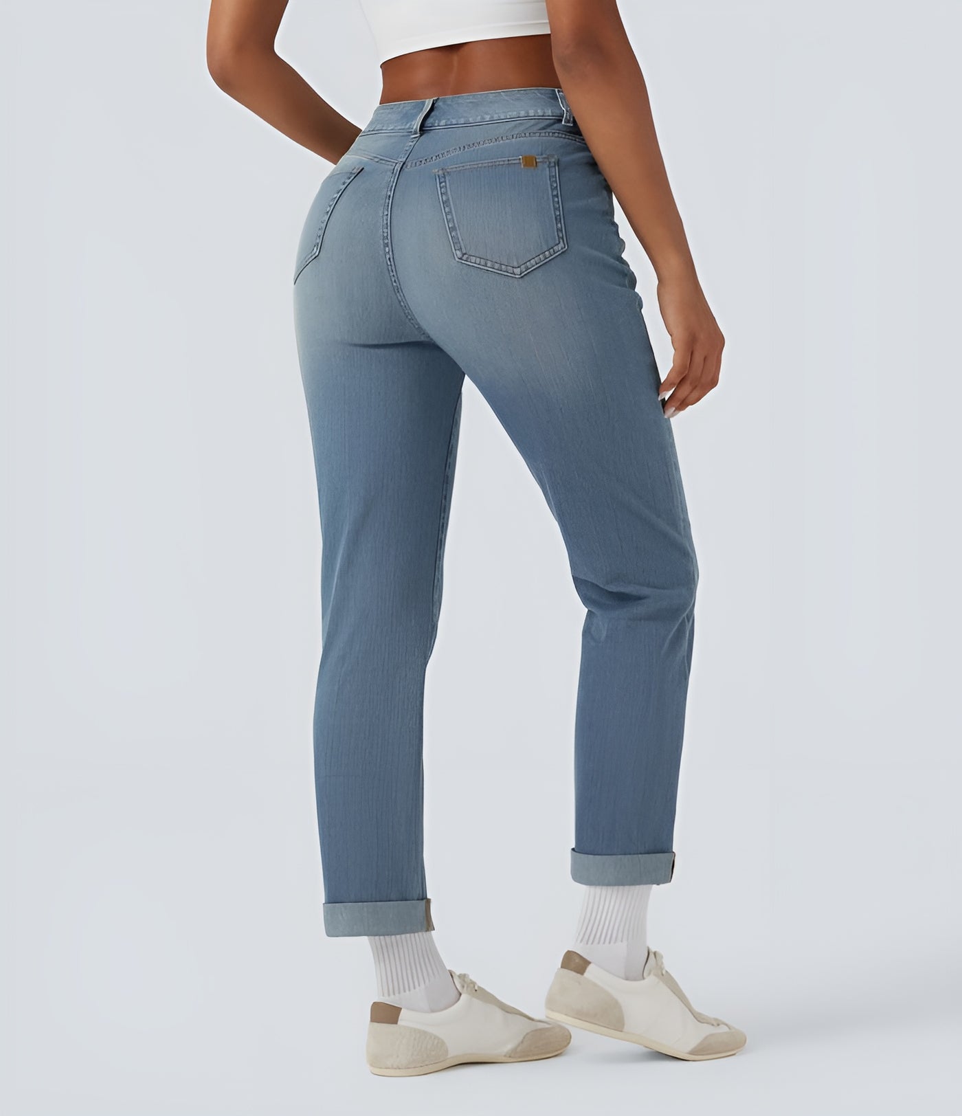 Maria™ | Denim Flex Pants - High Waist