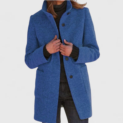 Ola - Warm Coat With High Collar