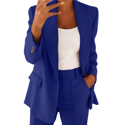 Natalia | Elegant Two Piece Blazer & Trousers Set