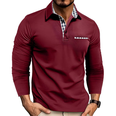 Alex™ | Men's Casual Colorblock Polo Shirt