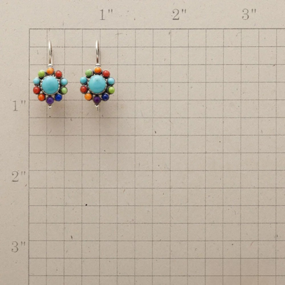 Artemis - Antique Style Turquoise Earrings