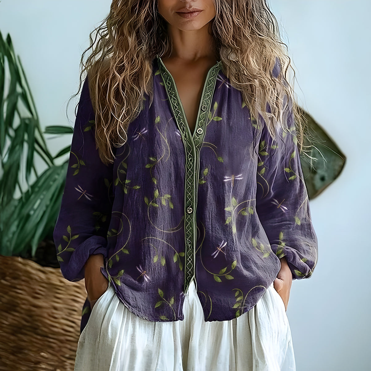 Miriam - Vintage Floral Blouse