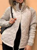 Suzy - Warm Winter Jacket With Standing Collar