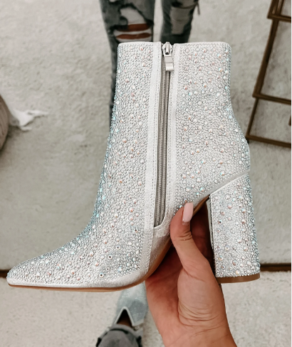 Britney™ | ORIGINAL® Rhinestone Ankle Boots