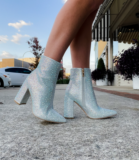 Britney™ | ORIGINAL® Rhinestone Ankle Boots