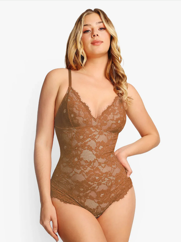 Manuella - Shapewear Full Lace Bodysuit