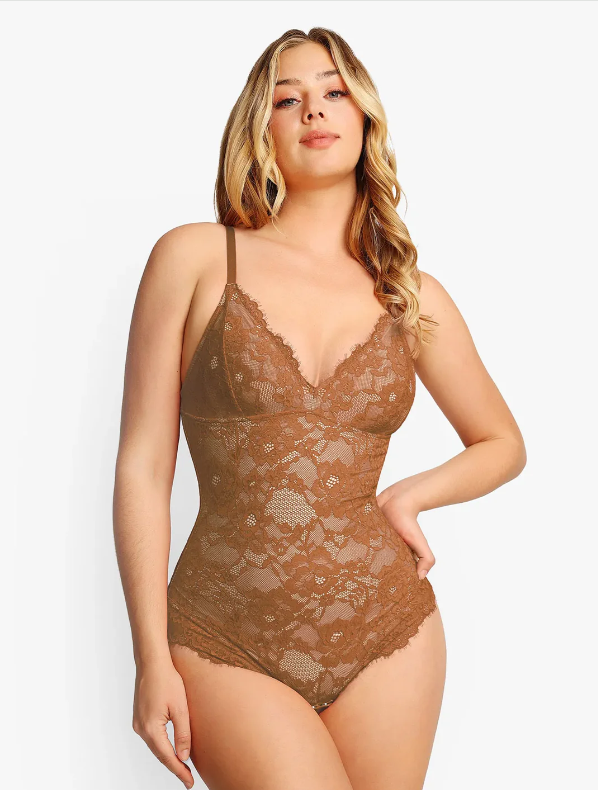 Manuella - Shapewear Full Lace Bodysuit