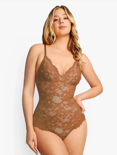 Manuella - Shapewear Full Lace Bodysuit