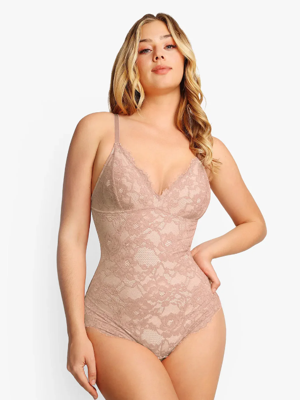 Manuella - Shapewear Full Lace Bodysuit