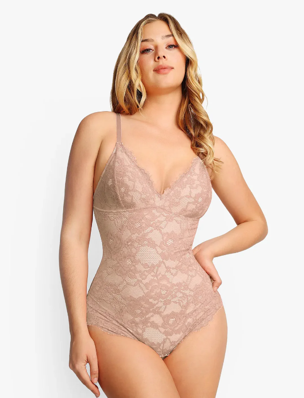 Manuella - Shapewear Full Lace Bodysuit