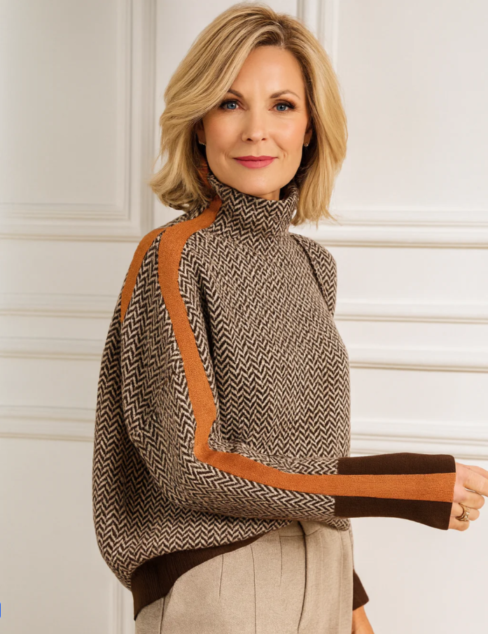 Adriana - Knitted Turtleneck Sweater