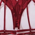 Midnight - Emilia Crotchless Bodysuit Halter