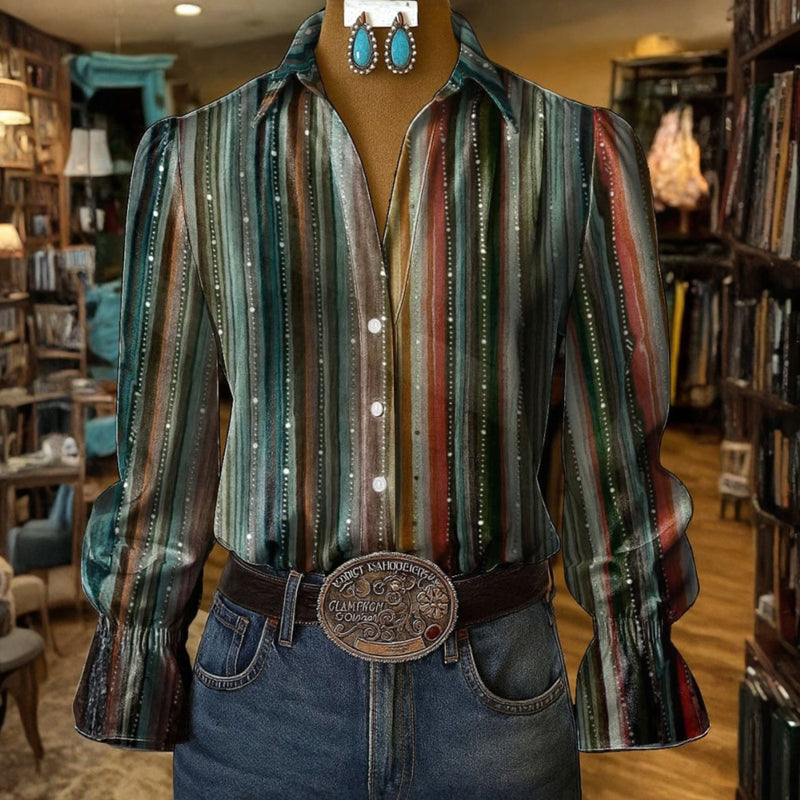 Eva - Flower Power Style Blouse