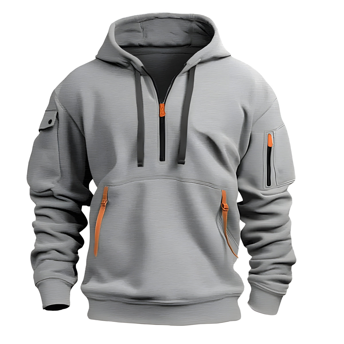 Carl - Warm Hooded Sweater With Pockets