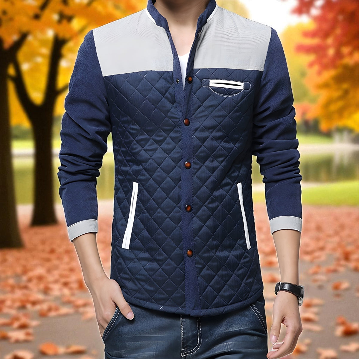 James™ | Corduroy Autumn Men's Jacket