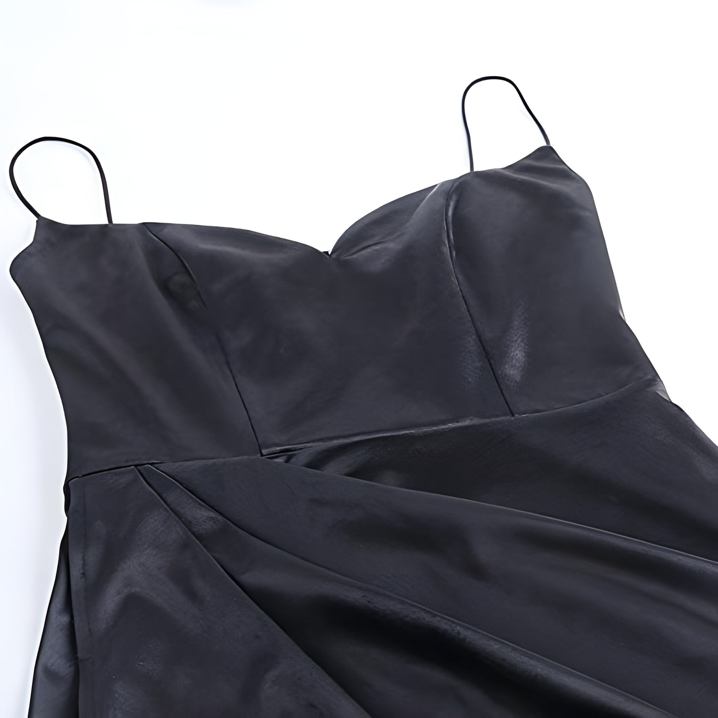 Valentina™ | Elegant Black Little Dress Spaghetti