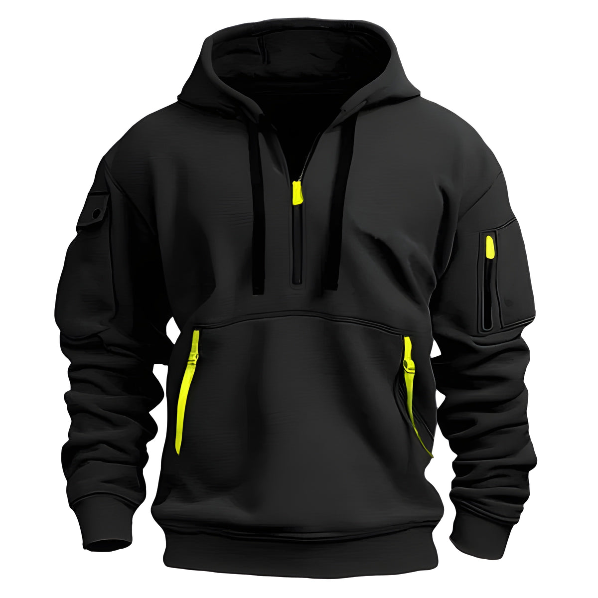 Carl - Warm Hooded Sweater With Pockets