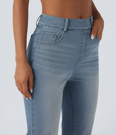 Maria™ | Denim Flex Pants - High Waist