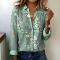 April - Casual Blouse With Floral Print