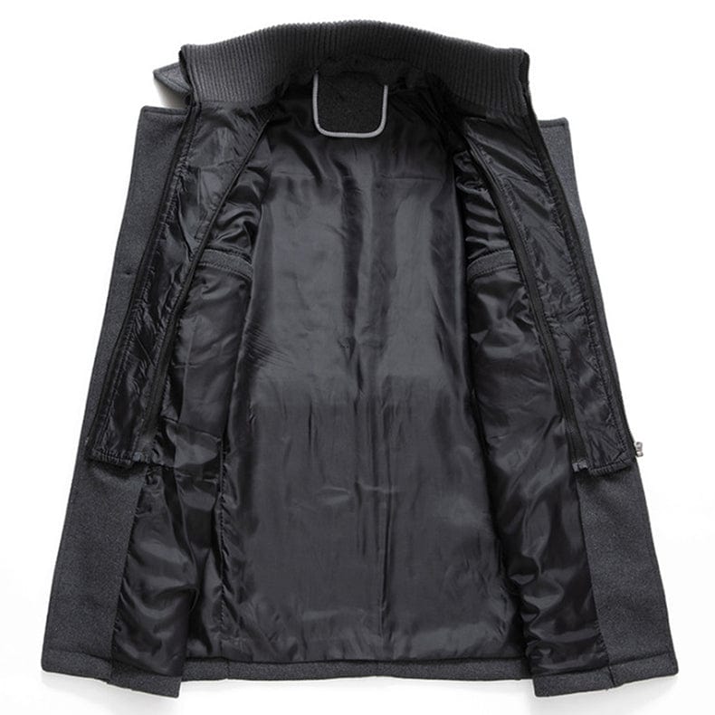Daniel - Classic Coat with Turtleneck