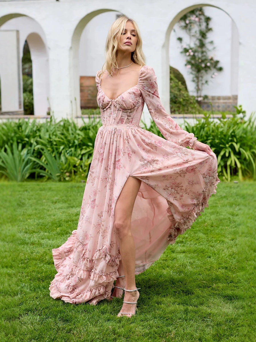 Fea™ | Delicate floral maxi dress