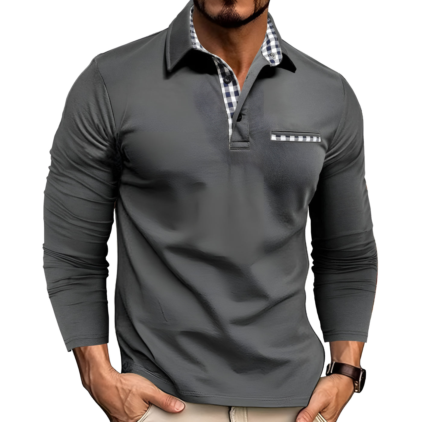 Alex™ | Men's Casual Colorblock Polo Shirt