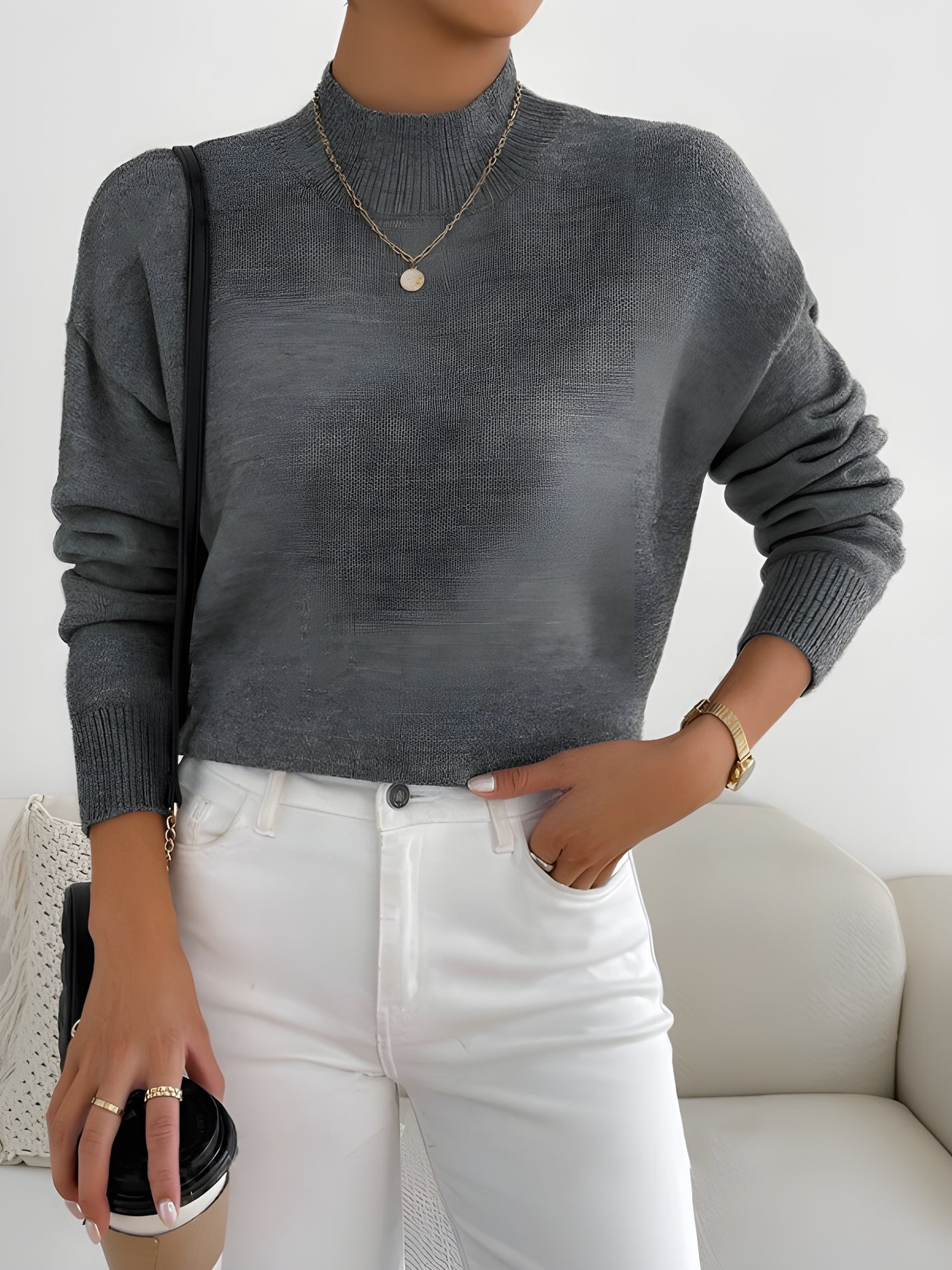 Kylie™ | Elegant and Comfortable Turtleneck Pullover