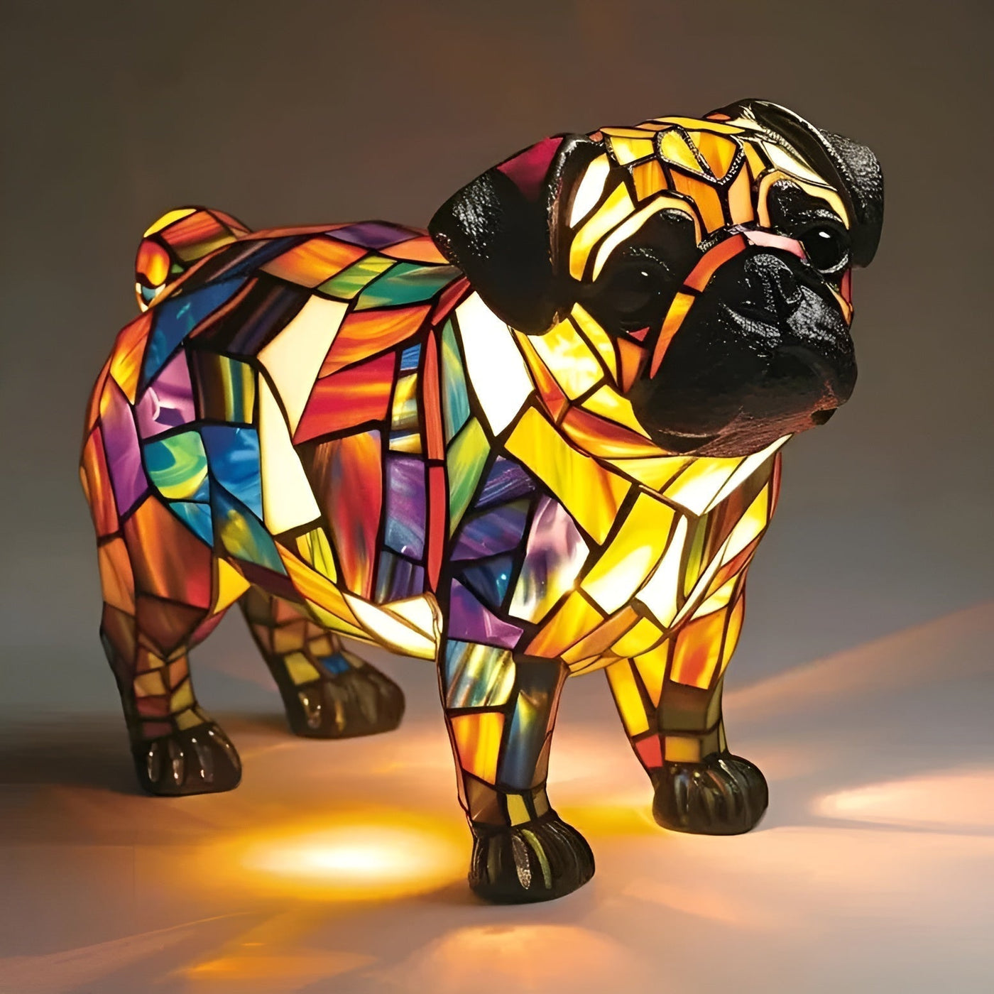 Puck – Pug Happiness Glow Lamp Pug