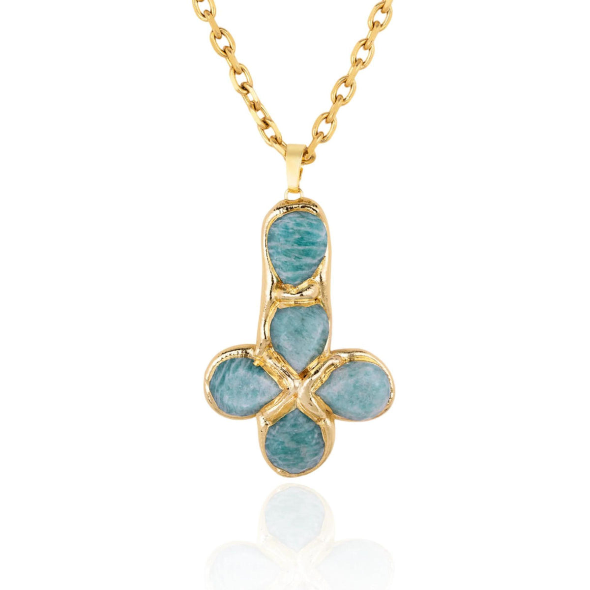 FloFLo™ |  Necklace Soft Stone Cross