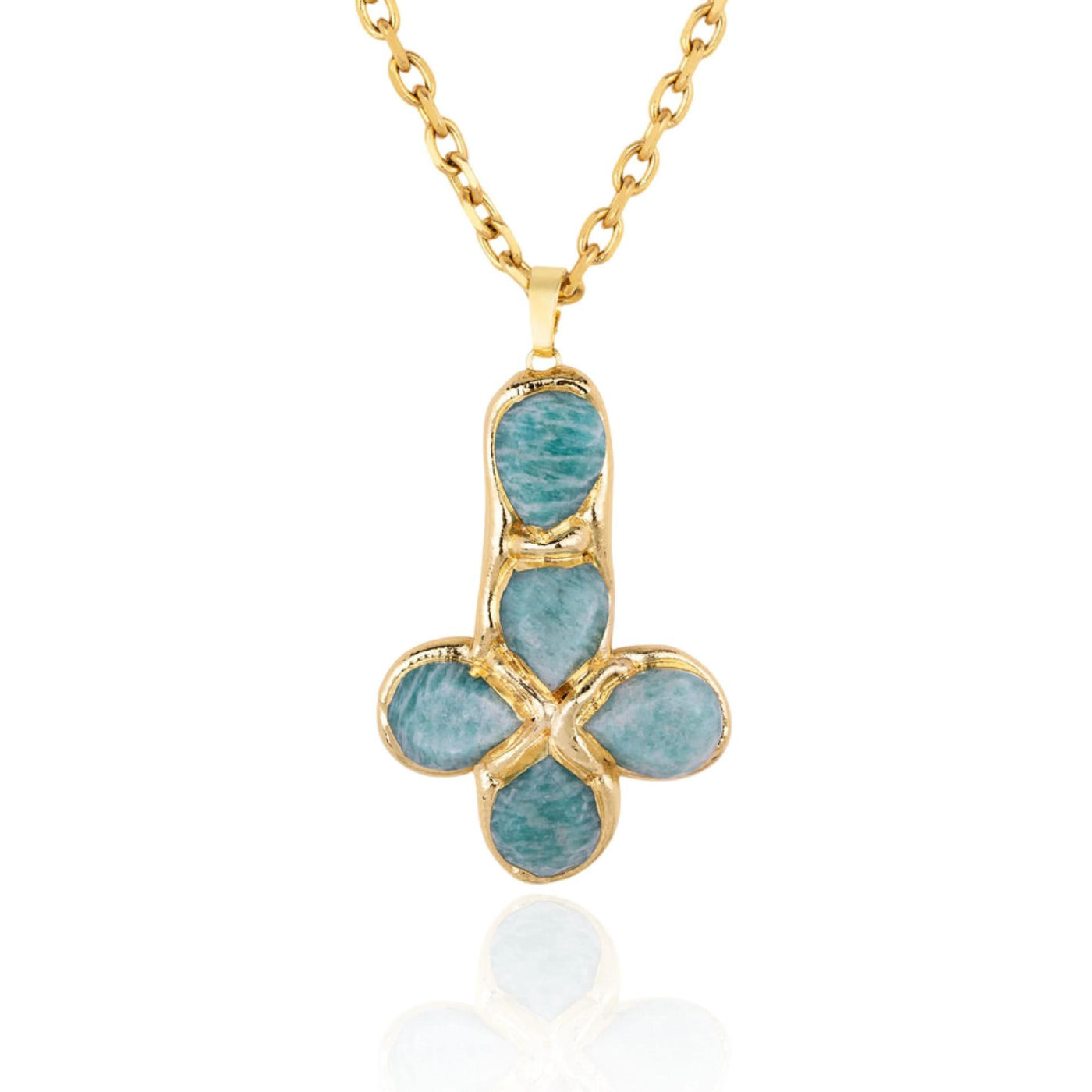 FloFLo™ |  Necklace Soft Stone Cross