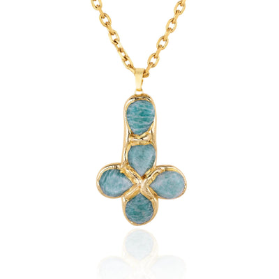 FloFLo™ |  Necklace Soft Stone Cross