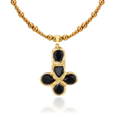 FloFLo™ |  Necklace Soft Stone Cross