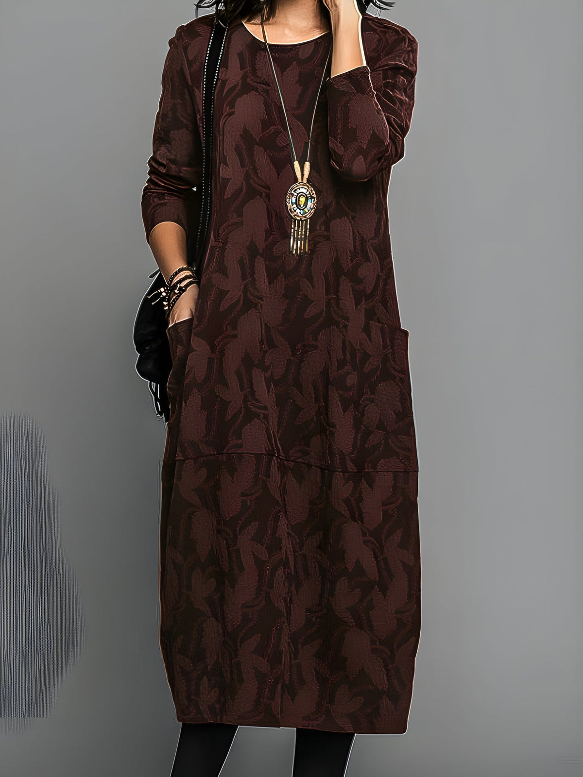 Margret | Stylish Long Autumn Dress