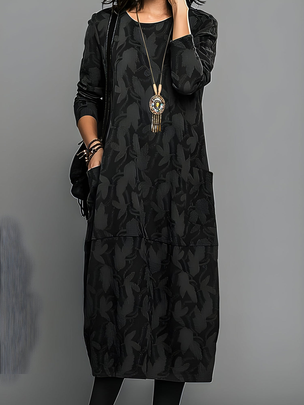 Margret | Stylish Long Autumn Dress