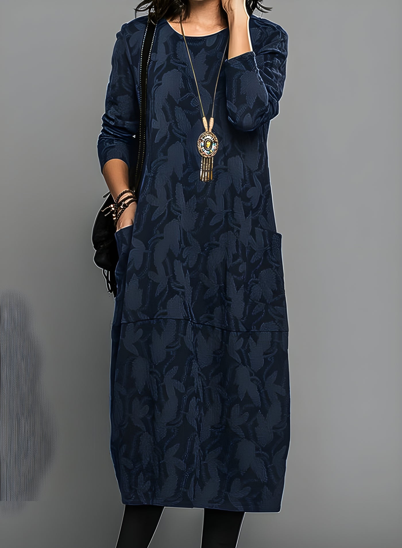 Margret | Stylish Long Autumn Dress