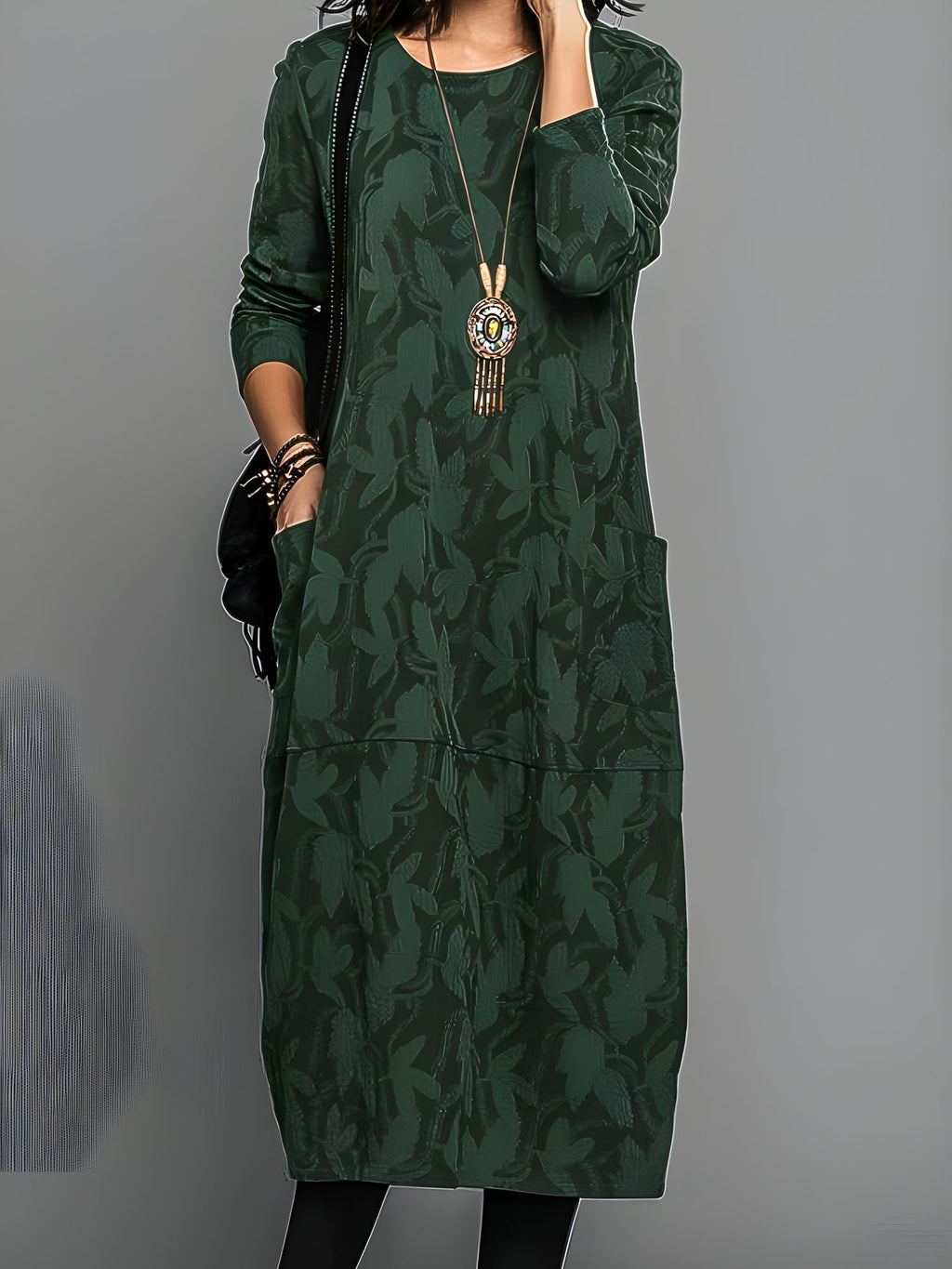 Margret | Stylish Long Autumn Dress