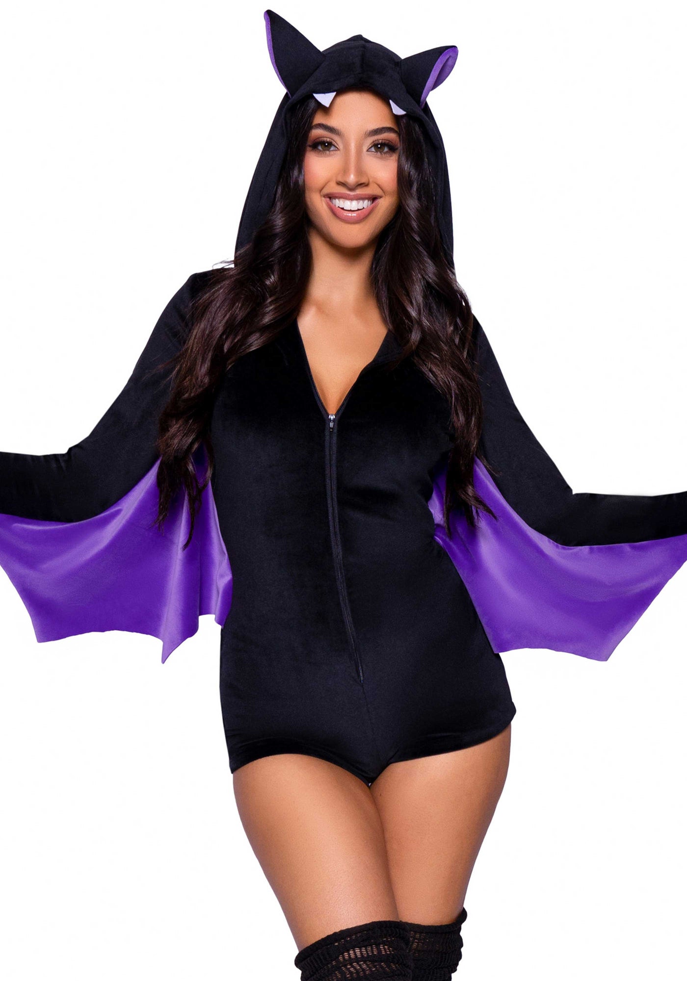 Velvet Bat Romper