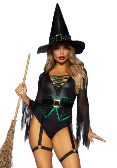 Sexy Classic Witch Bodysuit
