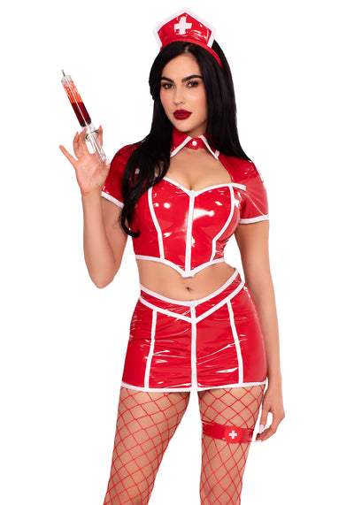Halloween - Red Alert Nurse Costume