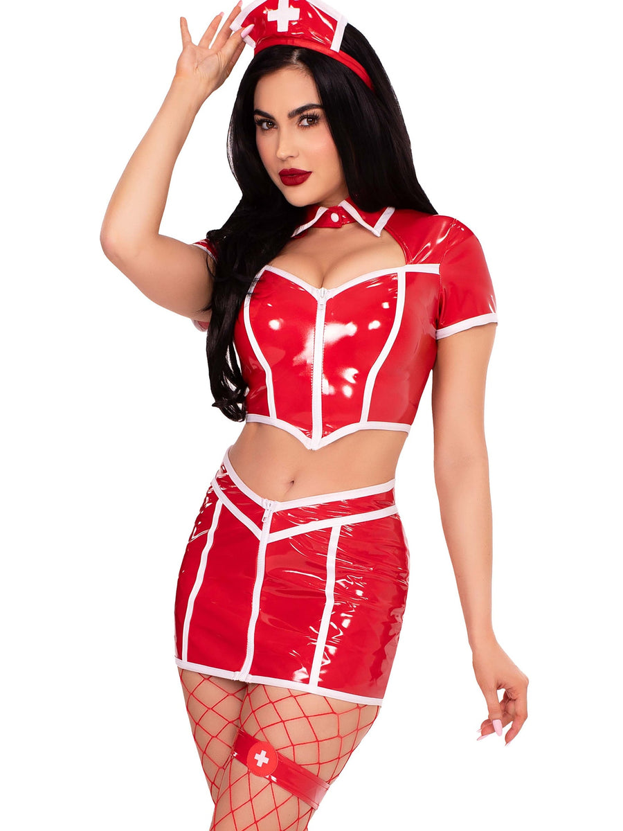Halloween - Red Alert Nurse Costume
