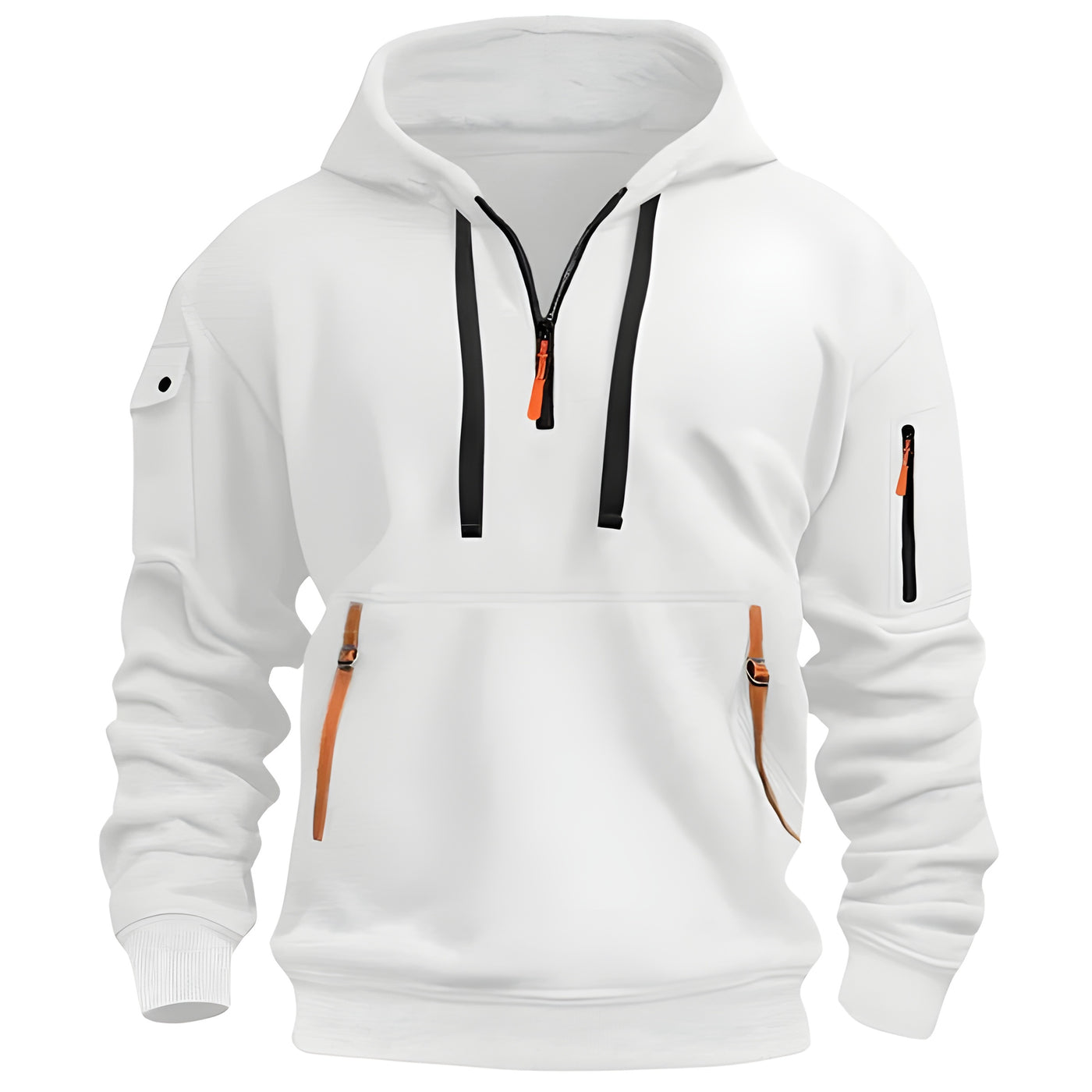 Carl - Warm Hooded Sweater With Pockets