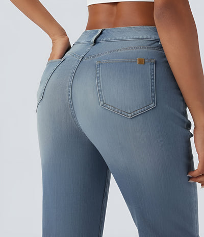 Maria™ | Denim Flex Pants - High Waist