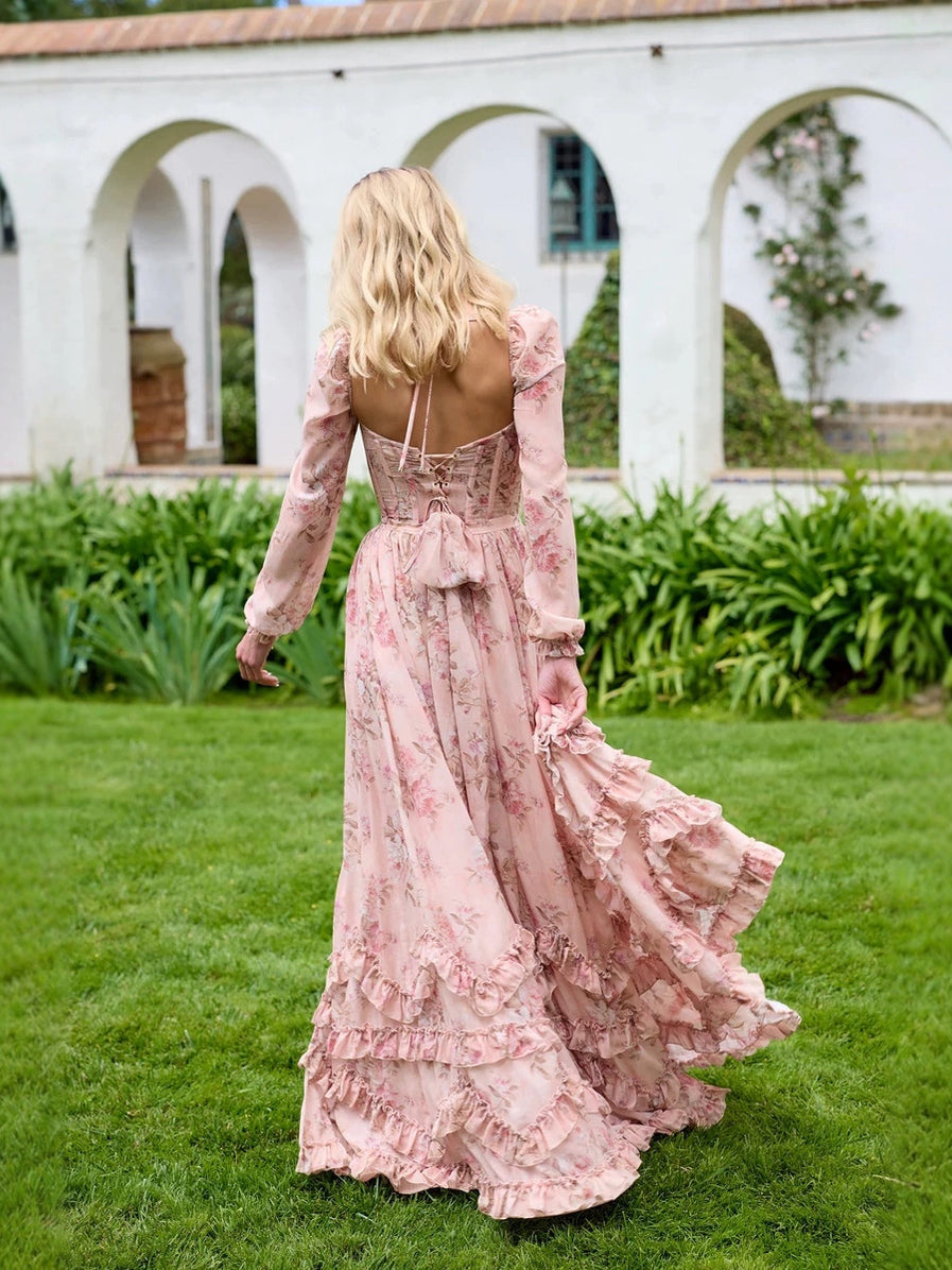 Fea™ | Delicate floral maxi dress