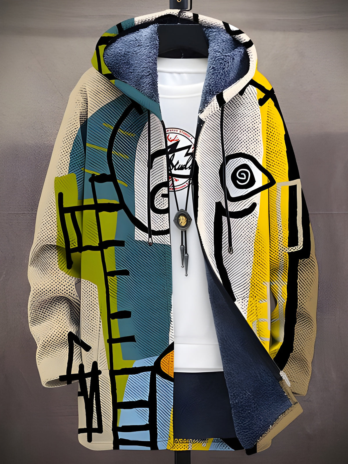 Picasso™ | Art Inspired Hooded Cardigan Jacket
