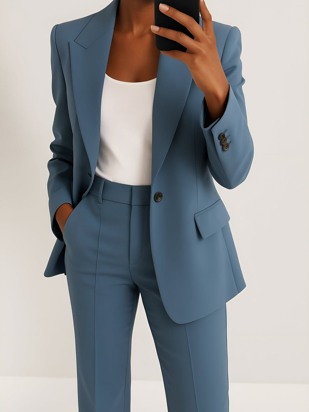 Natalia | Elegant Two Piece Blazer & Trousers Set