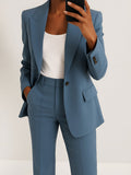 Natalia | Elegant Two Piece Blazer & Trousers Set