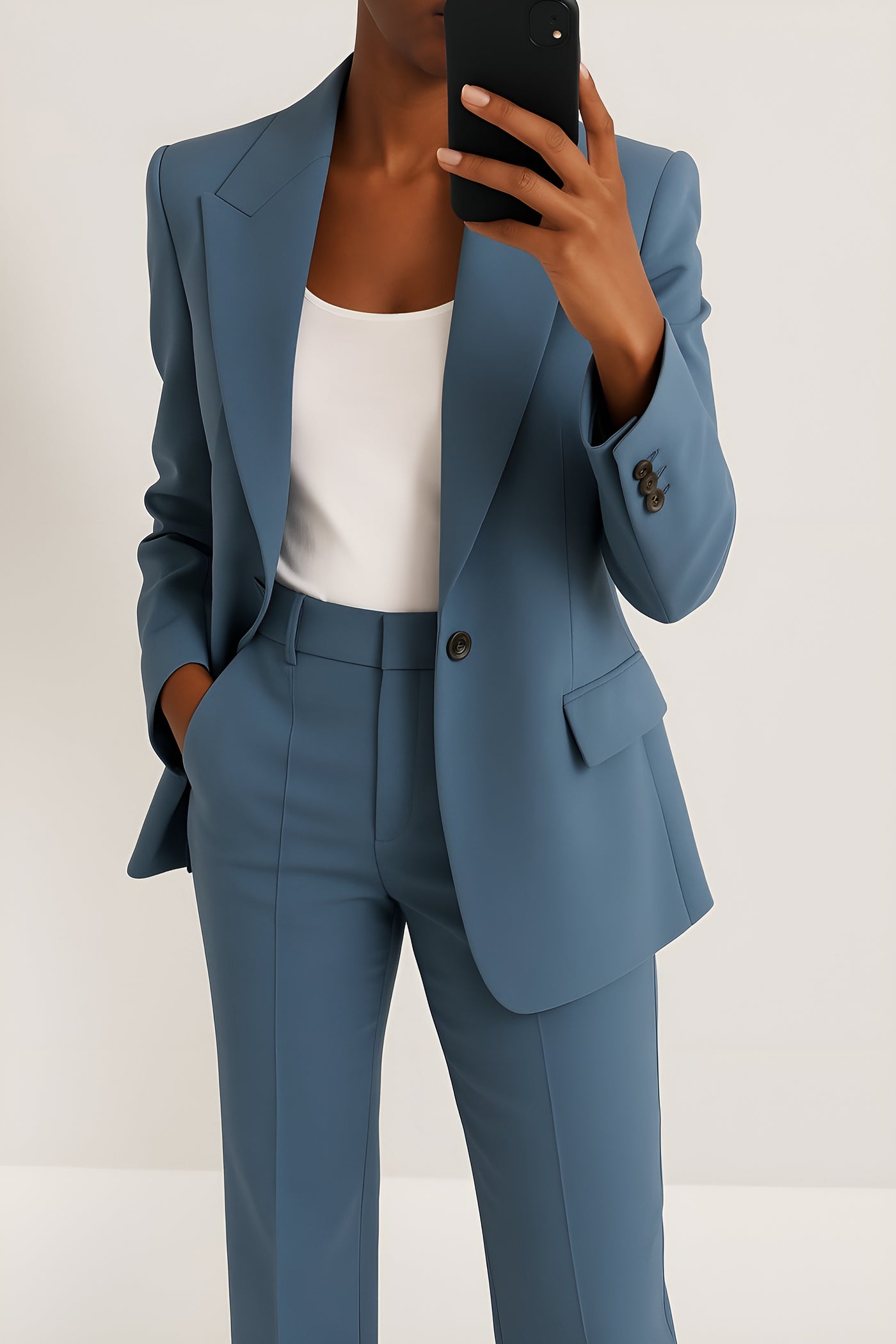 Natalia | Elegant Two Piece Blazer & Trousers Set