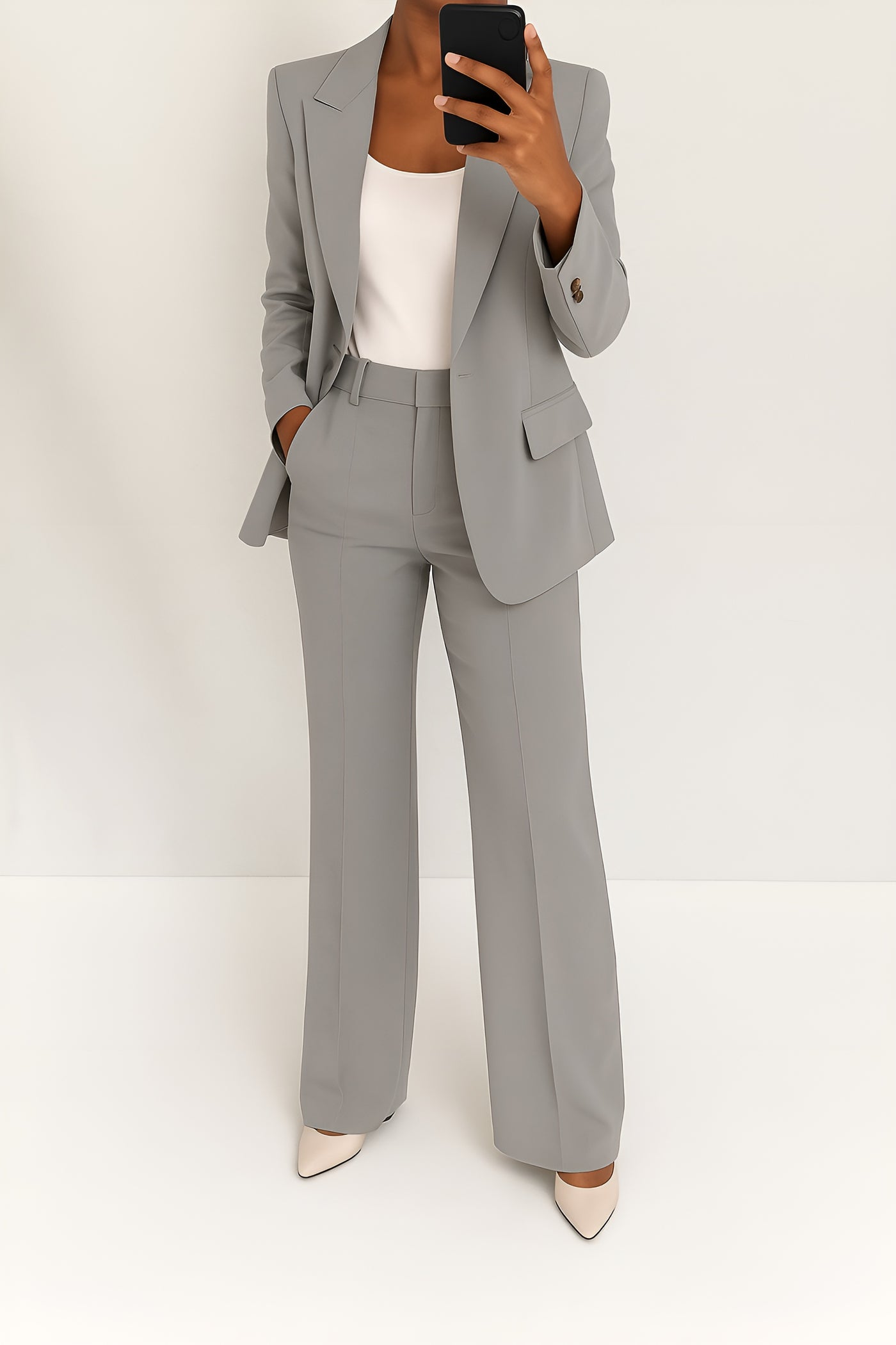 Natalia | Elegant Two Piece Blazer & Trousers Set