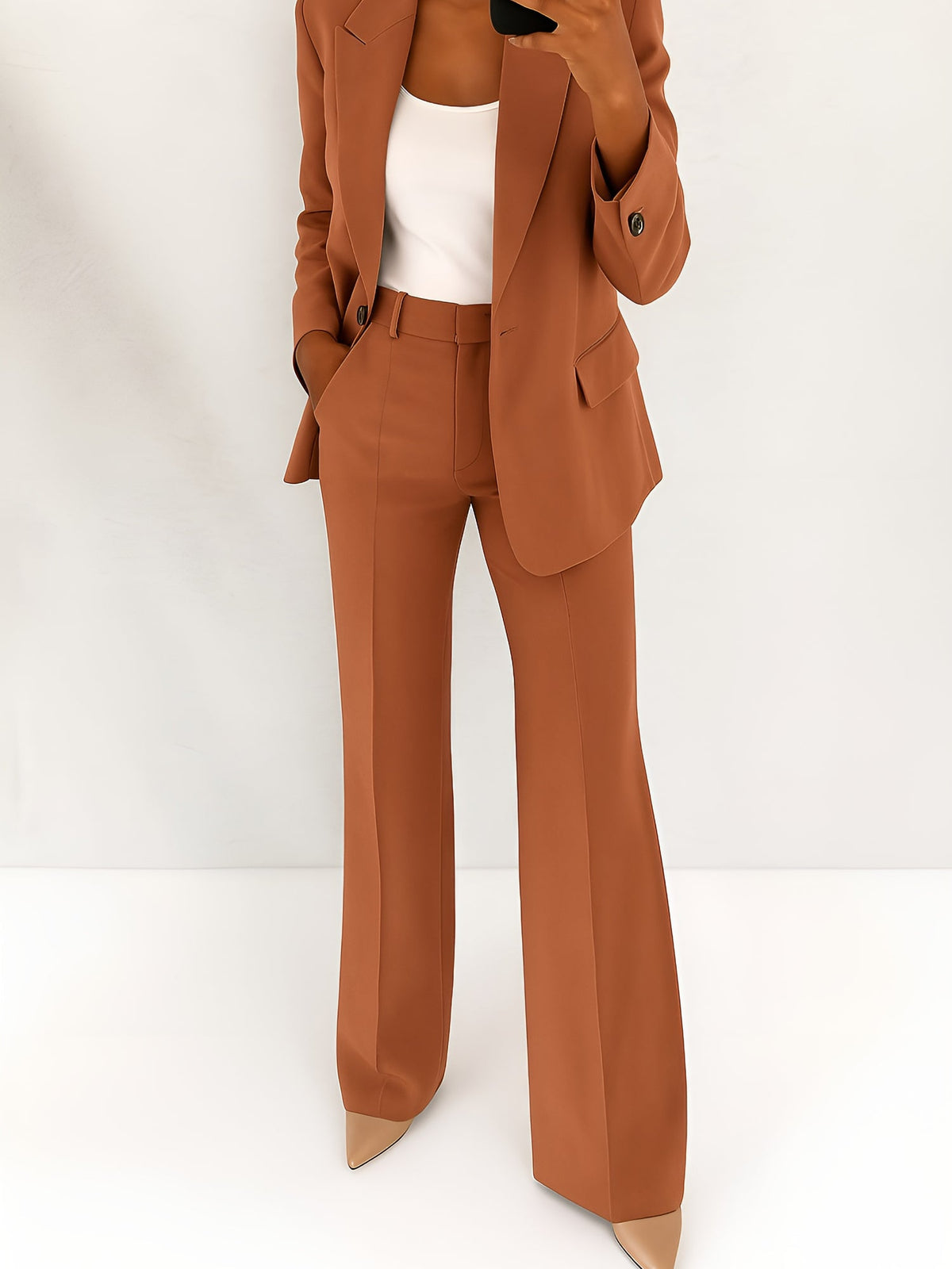Natalia | Elegant Two Piece Blazer & Trousers Set