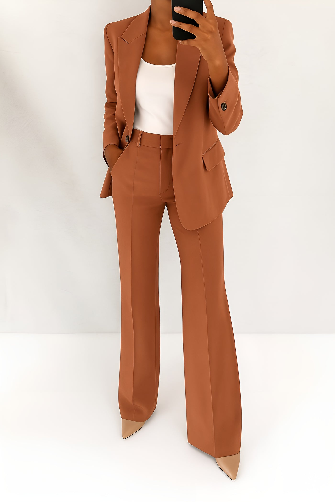 Natalia | Elegant Two Piece Blazer & Trousers Set